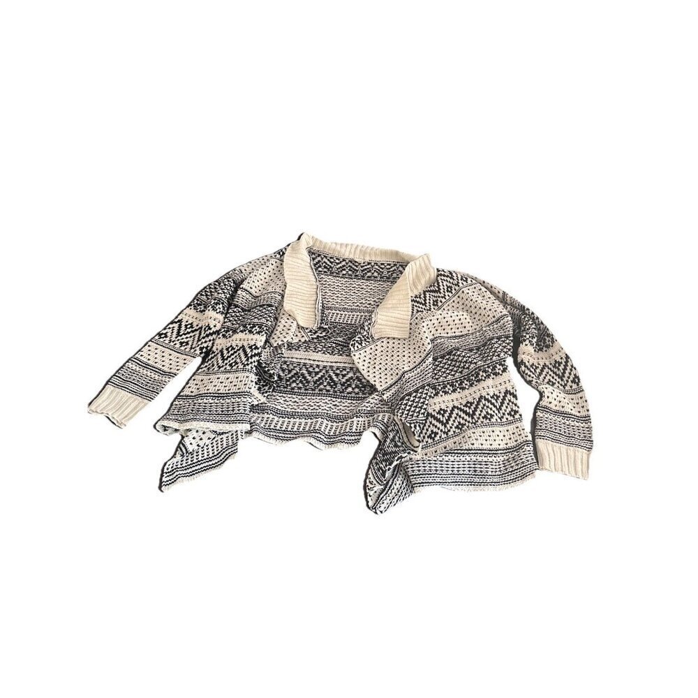 Francesca’s Women’s Open Front Soft Kint Cardigan Size Medium Long Sleeve
